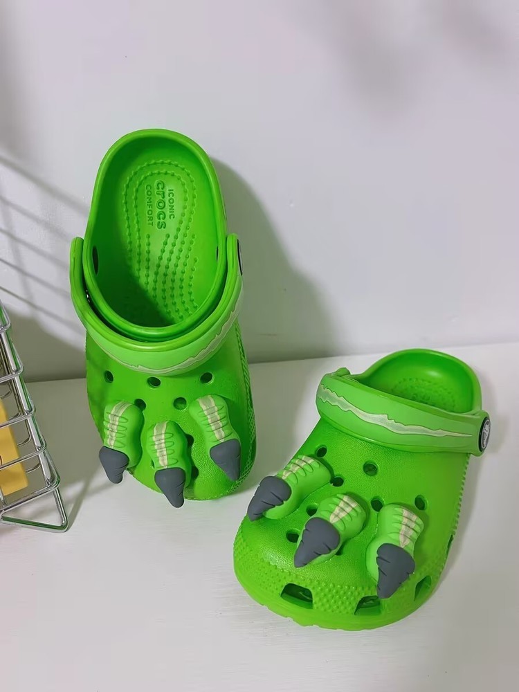 Children Shoes Kids Clog Dinosaur Anti slip Soft OUTDOOR Classic Todder New Gift