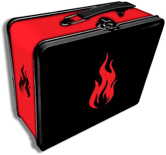 Iconic Tin Deck Case - Fire Legion GAMING SUPPLY BRAND NEW ABUGames