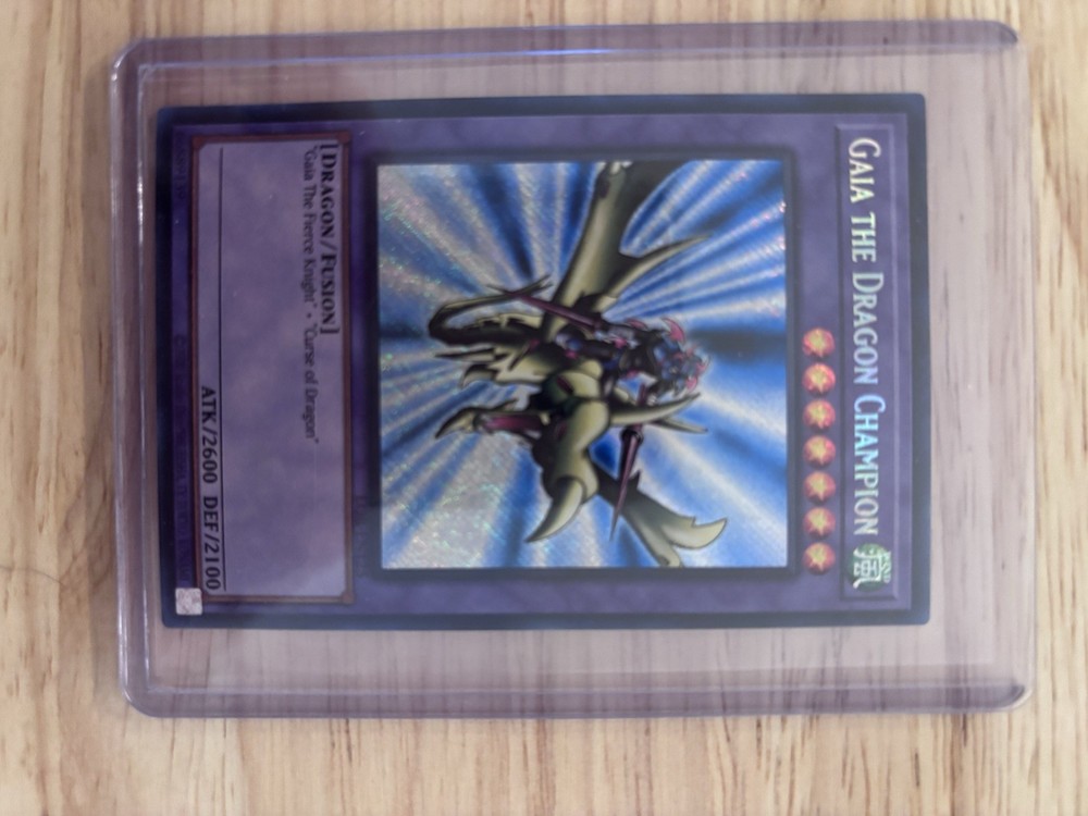 Gaia the Dragon Champion Legend of Blue Eyes White Dragon LOB-125