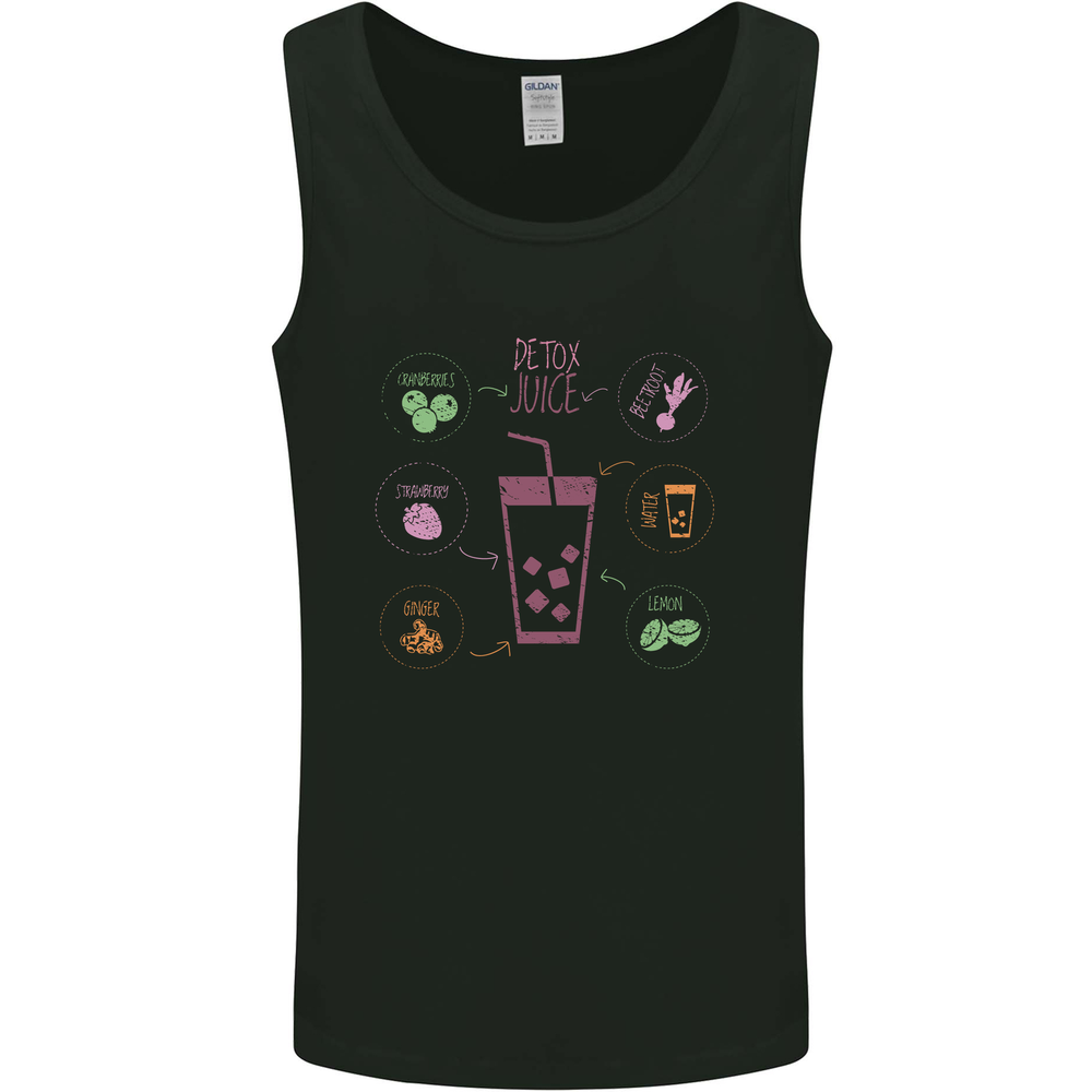 Detox Juice Hangover Cure Healthy Mens Vest Tank Top