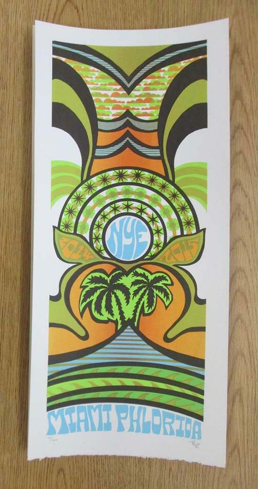 PHISH NEW YEARS MIAMI 20014 ORIGINAL CONCERT POSTER TRIPP-image