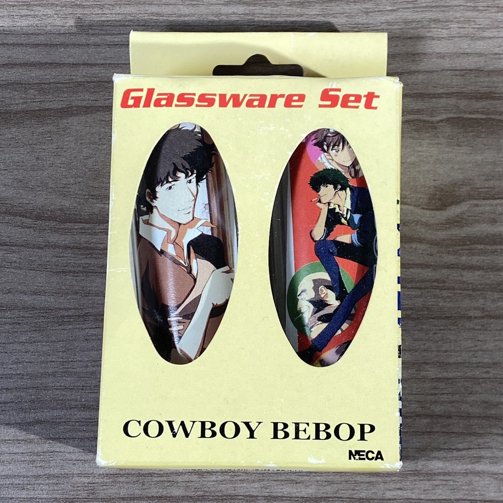 Cowboy Bebop NECA Glassware Set Shot Glasses 2002 Sunrise Dark Horse