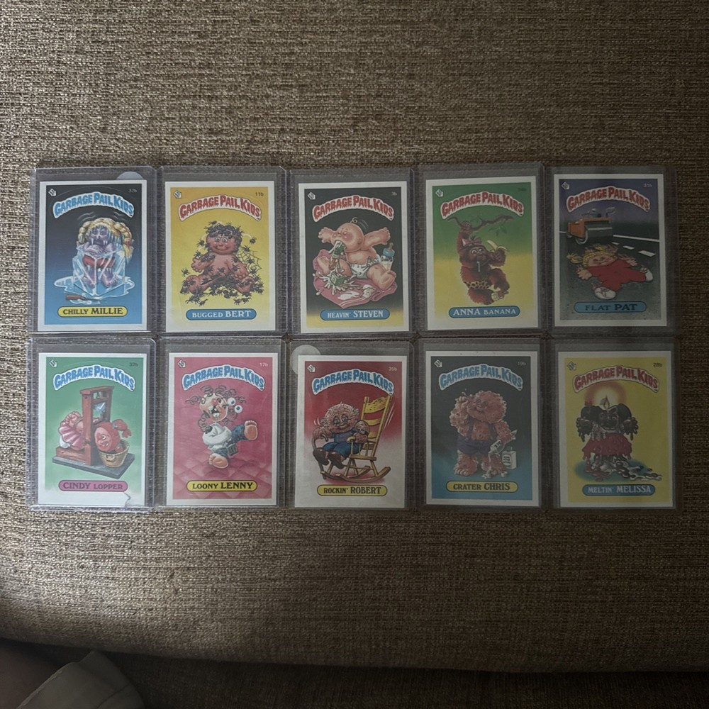 1985 Topps Garbage Pail Kids Series 1 Matte 10-Card Lot GPK OS1 First Edition 🤯