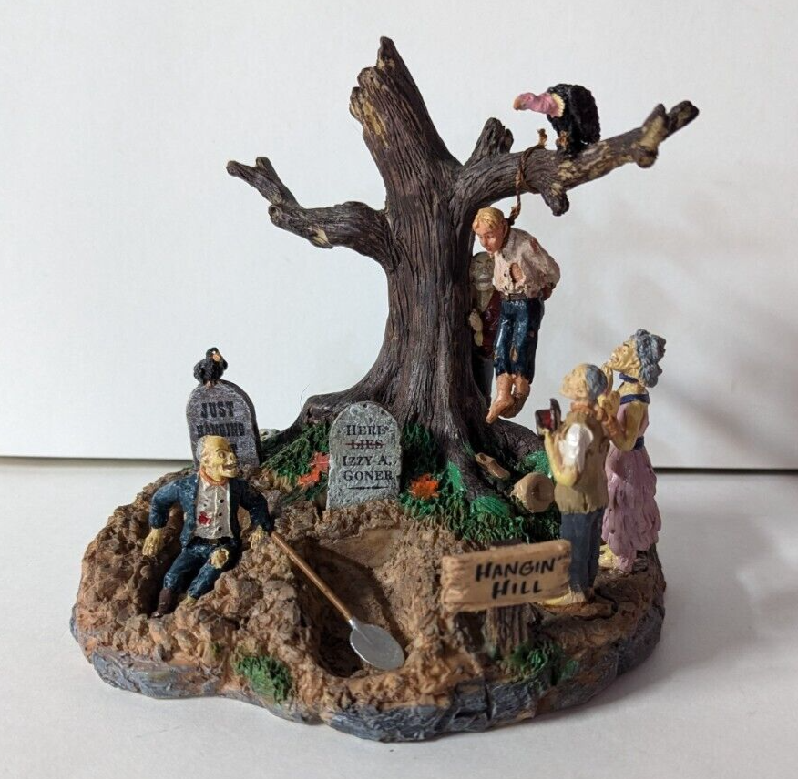 RARE Retired 2008 Lemax Spooky Town Hangin Hill Halloween Collectible #83665