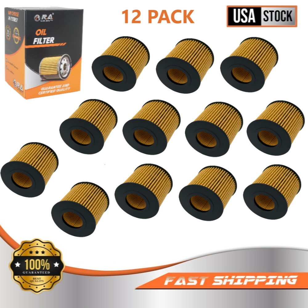 Engine Oil Filter (12 Pack) For TOYOTA C-HR COROLLA IM MATRIX PRIUS PLUG-IN