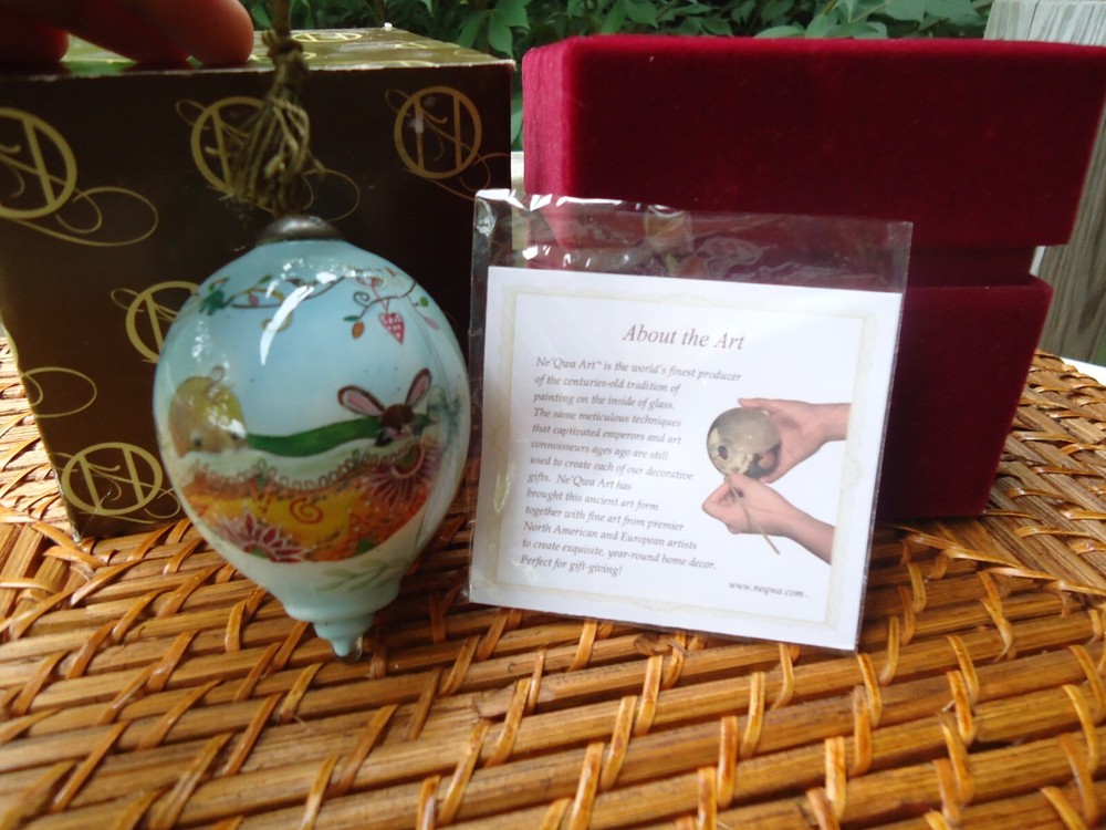 Whimsical Ne Qwa Blown Glass Art Rock A Bye Baby by Sarah Summers