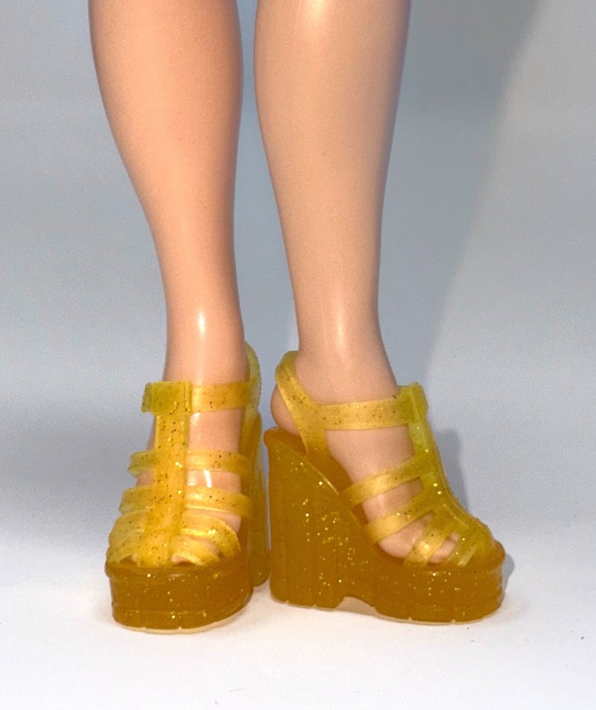 Rainbow High Sunny Madison Doll with Swim Outfit Platform Wedge Sandals