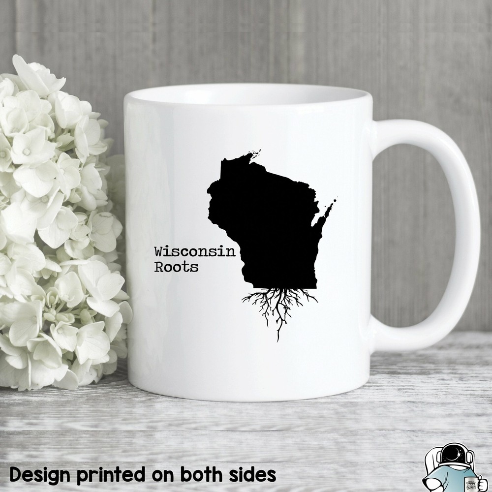 Wisconsin State Map Coffee Mug - Perfect WI Gift Idea