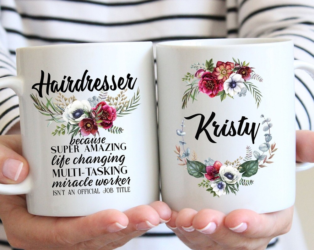 女性へのパーソナライズされた理髪師ギフト L 退職ありがとう