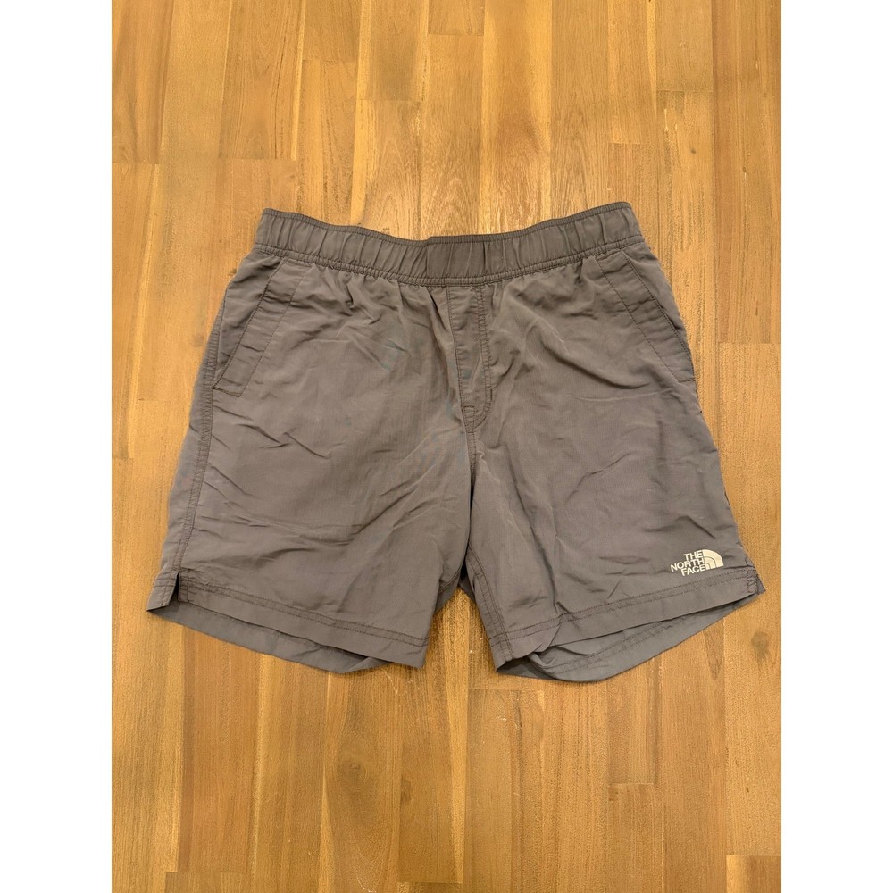 The North Face Mens Gray FlashDry Athletic Shorts Size S Elastic Waist Pockets
