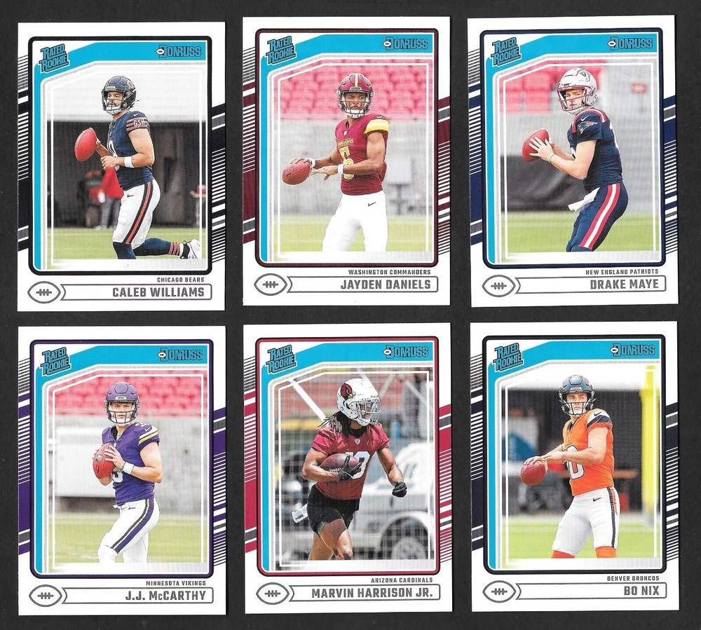2024 Donruss Panini NFL Rated Rookie Pick Yours! Updated 02/23/2025!