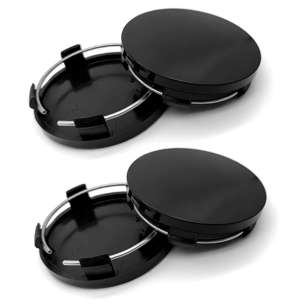 4PCS Gloss Black Wheel Rim Center Hub Caps For Silverado Suburban Tahoe 83MM