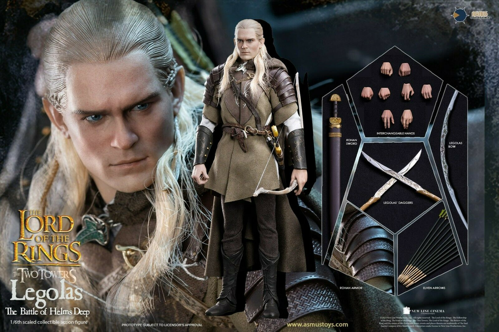 1/6 Asmus Toys LOTR029 The Lord of the Rings Legolas Action Figure Collect Toys