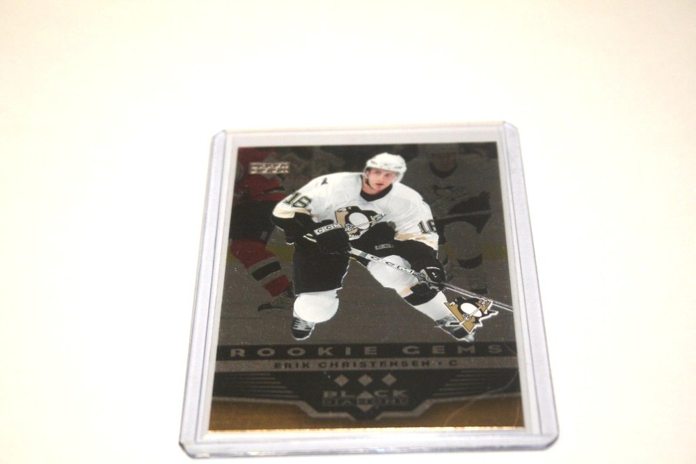 2005-06 Upper Deck Black Diamond Erik Christensen #272 Rookie Gems RC Hockey Card