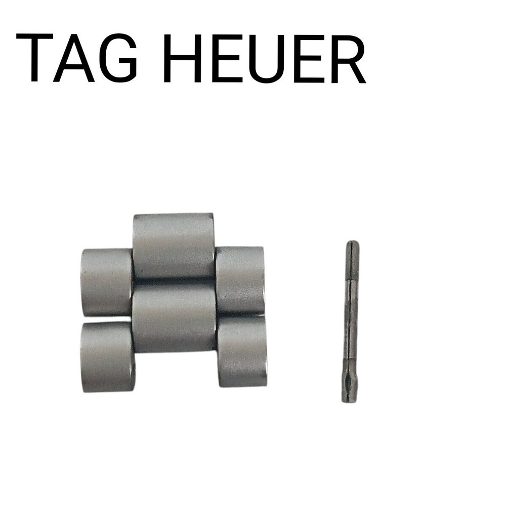 TAG Heuer Women's Silver 12mm Watch Strap Bracelet with 2 Links and Pin 962208  