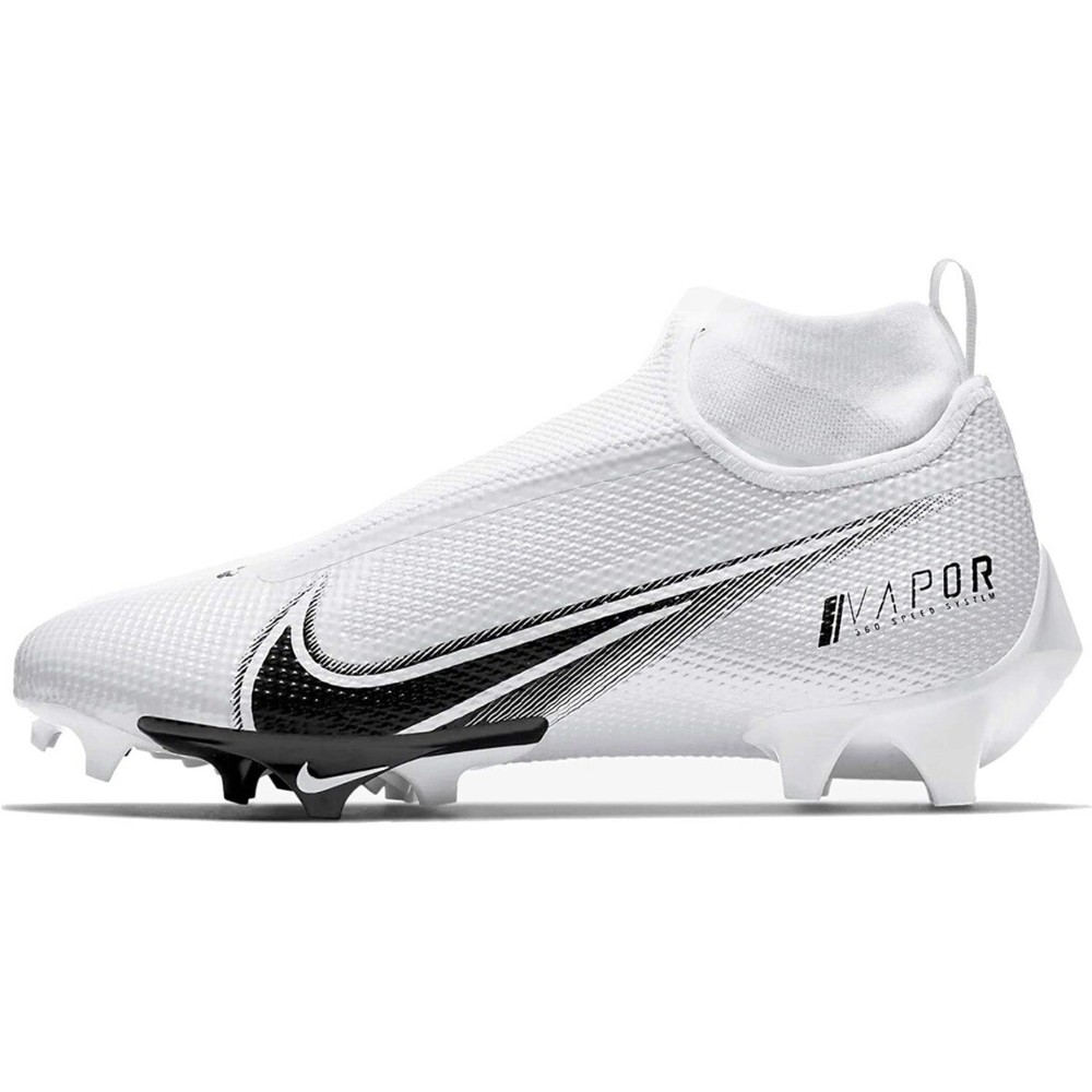 Nike Vapor Edge Pro 360 White Football Cleat AO8277-100 Men's Size 14.5 NEW