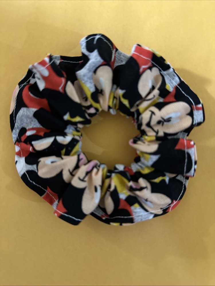 Handmade  Mickey Mouse Hair Scrunchies