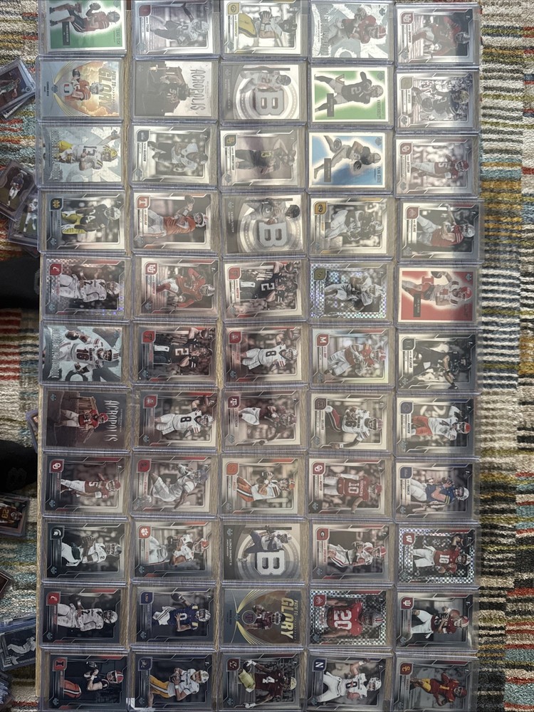 2025 Bowman Chrome University Lot Of 55 Cards