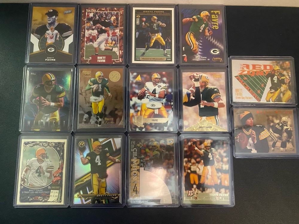 Brett Favre (14) Card Lot 🔥🏈 Green Bay Packers HOF