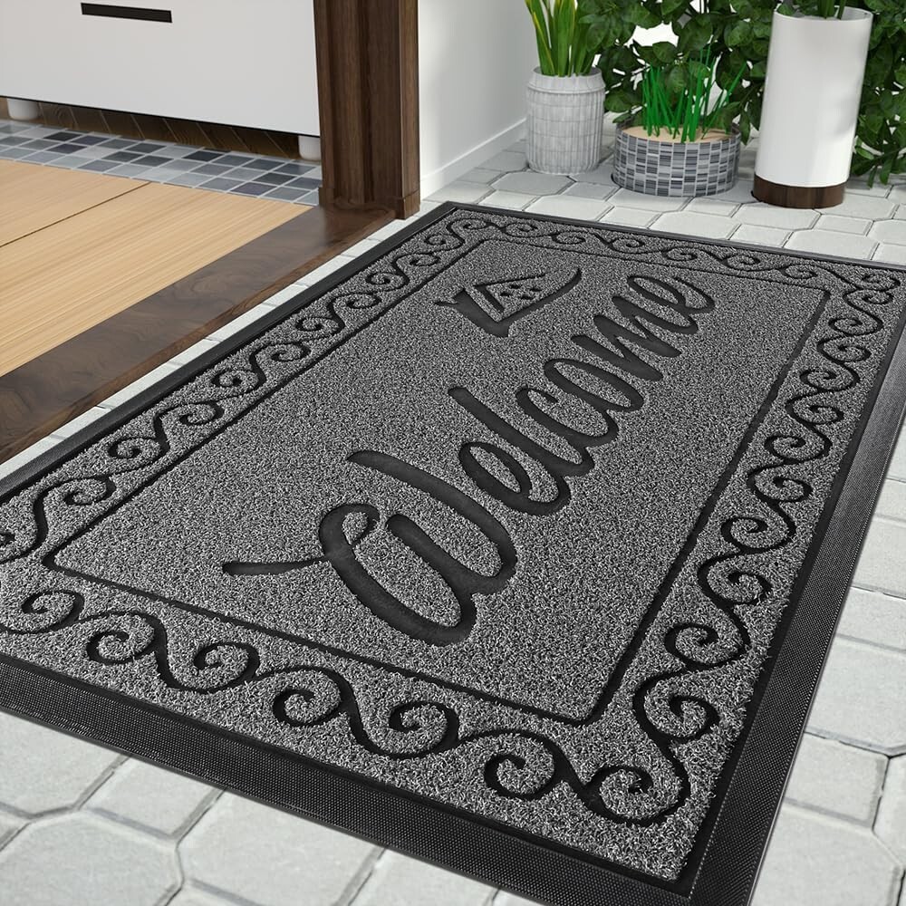 36x24 Heavy Duty Doormat with Artificial Grass - Perfect for Indoors & Outdoors