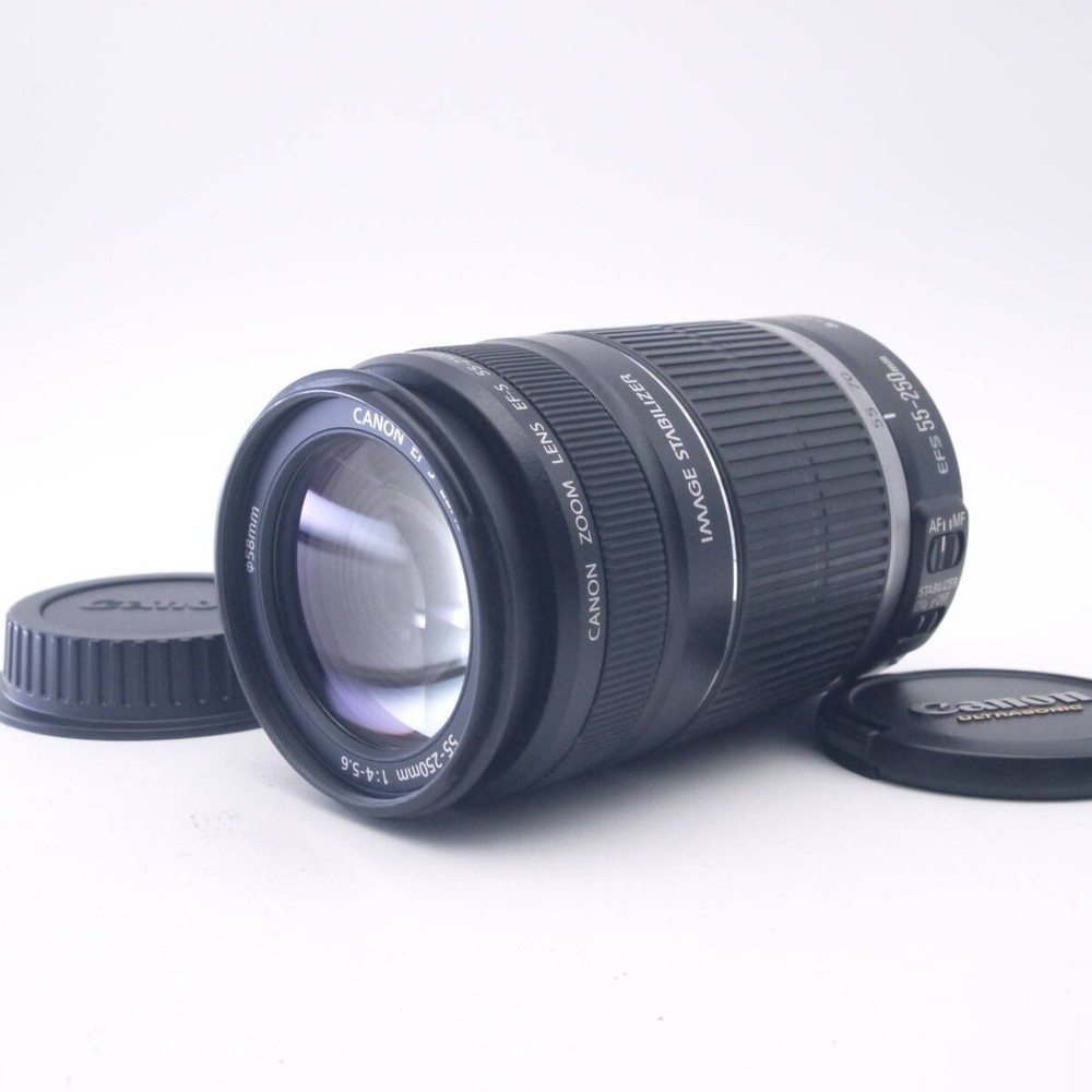 Canon EF-S 55-250mm F4-5.6 IS STM Telephoto Lens Used in Excellent Condition