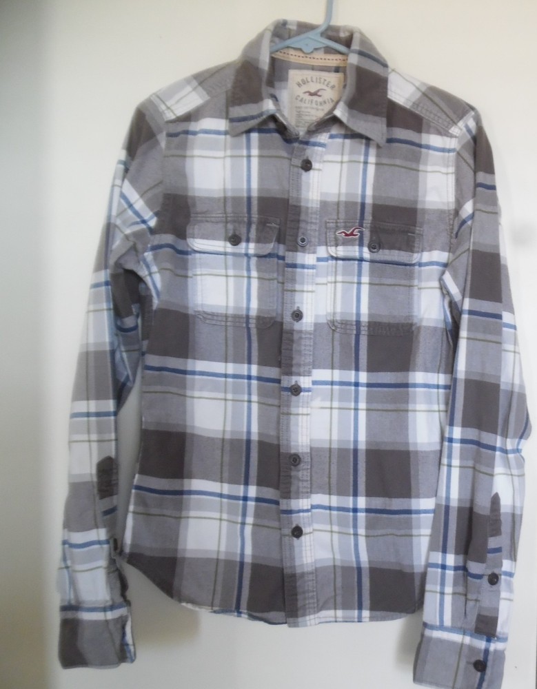 HOLLISTER Vintage  Multi Plaid   Button Up Women's Shirt  - Sz S