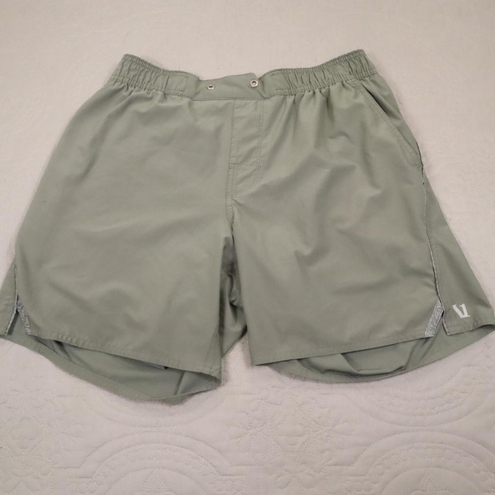 Vuori Trail Shorts Mens Medium Green Lined Athletic Running Training V341