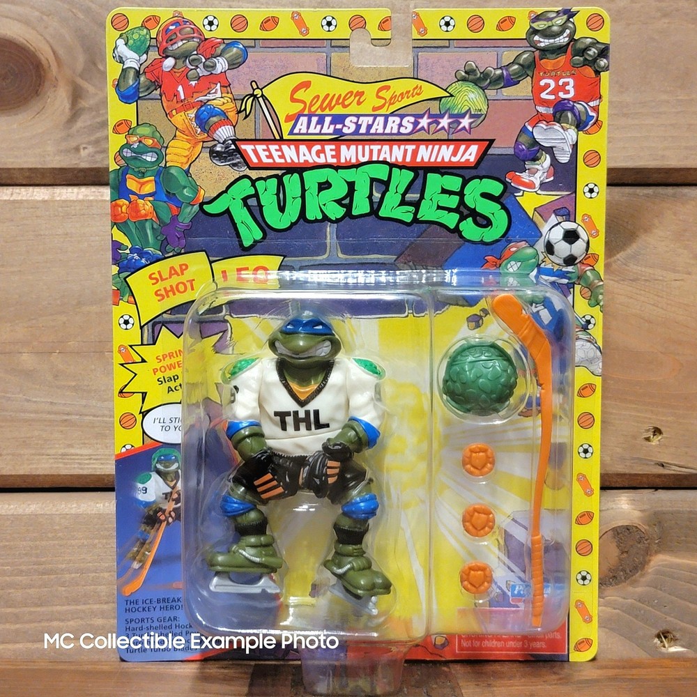 Slap Shot Leonardo TMNT Classic Sewer Sports Action Figure
