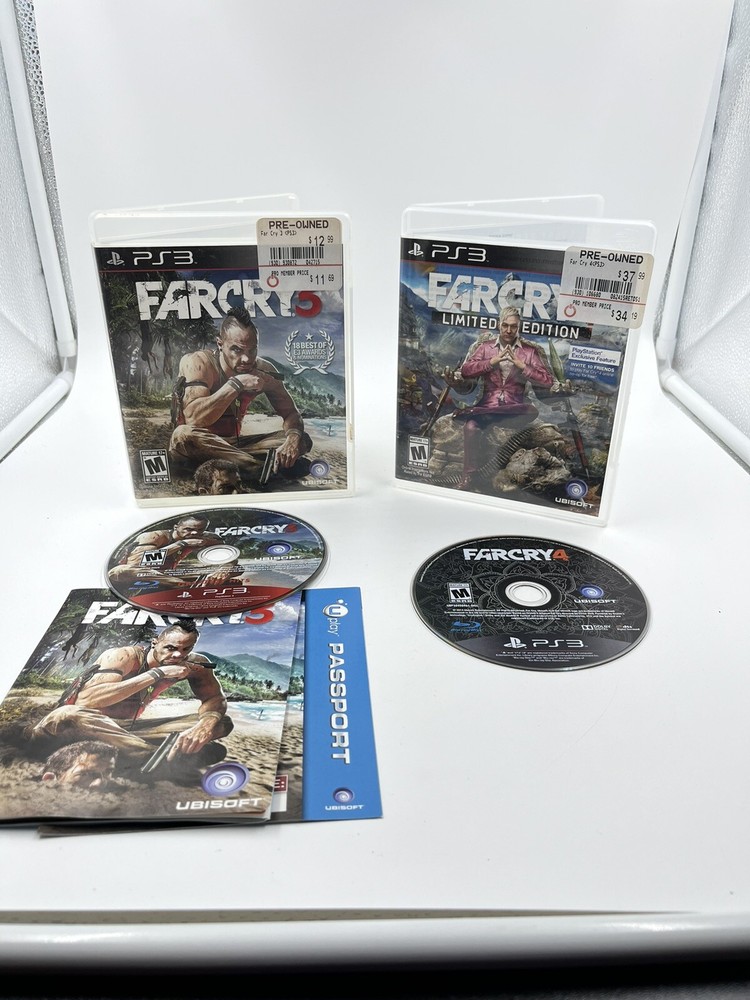 FarCry 4: Limited Edition & FarCry 3 PS3 PlayStation 3