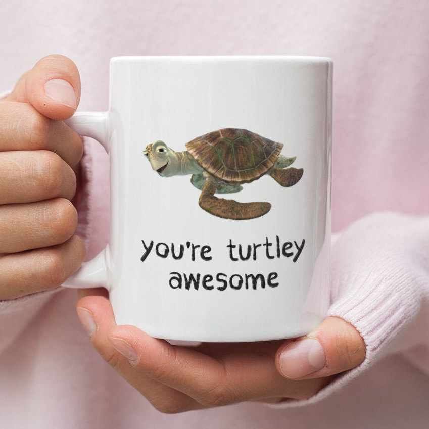 Cute Turtle-Themed Coffee Mug for Turtle Lovers - Perfect Gift for Turtle Owners  