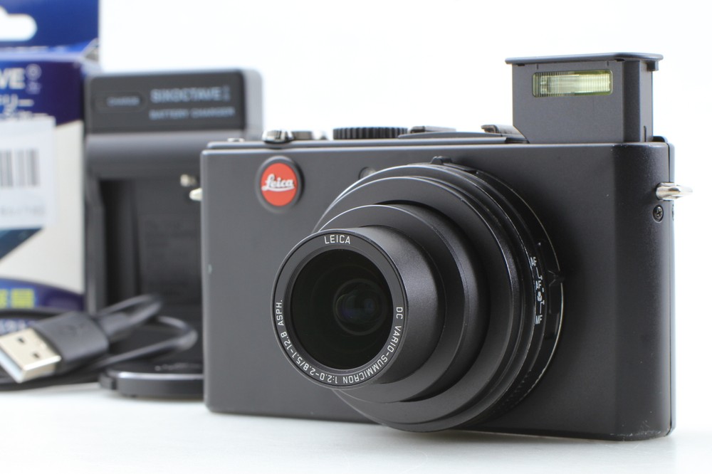 NEAR MINT Leica D-LUX 4 Digital Compact Camera Black 10.1MP From JAPAN