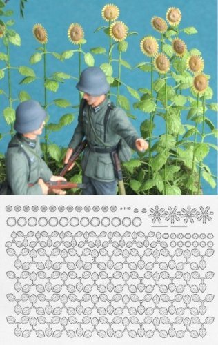 Wako Diorama Accessory Series 1/35 Sunflower
