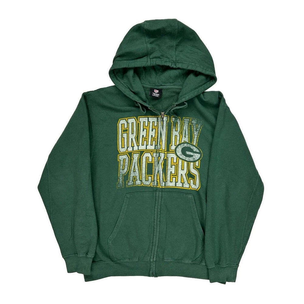 Green Bay Packers Nfl Hoodie - Large Green Cotton