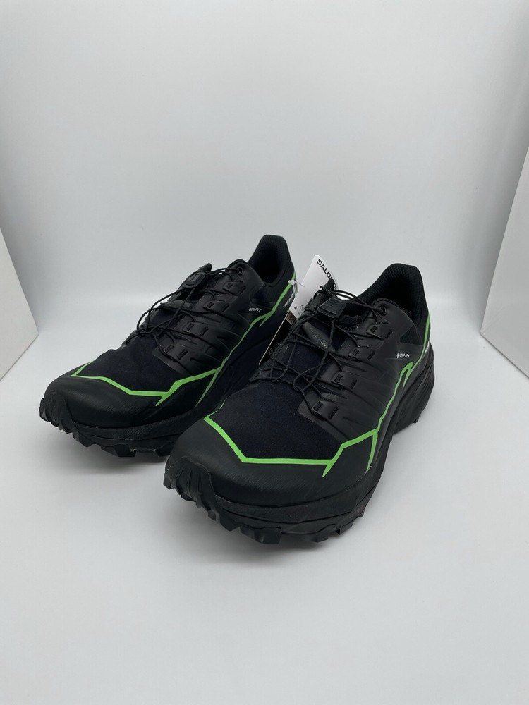 Salomon Thundercross Goretex Waterproof Trail Running Shoes for Men Size 8.5 Black