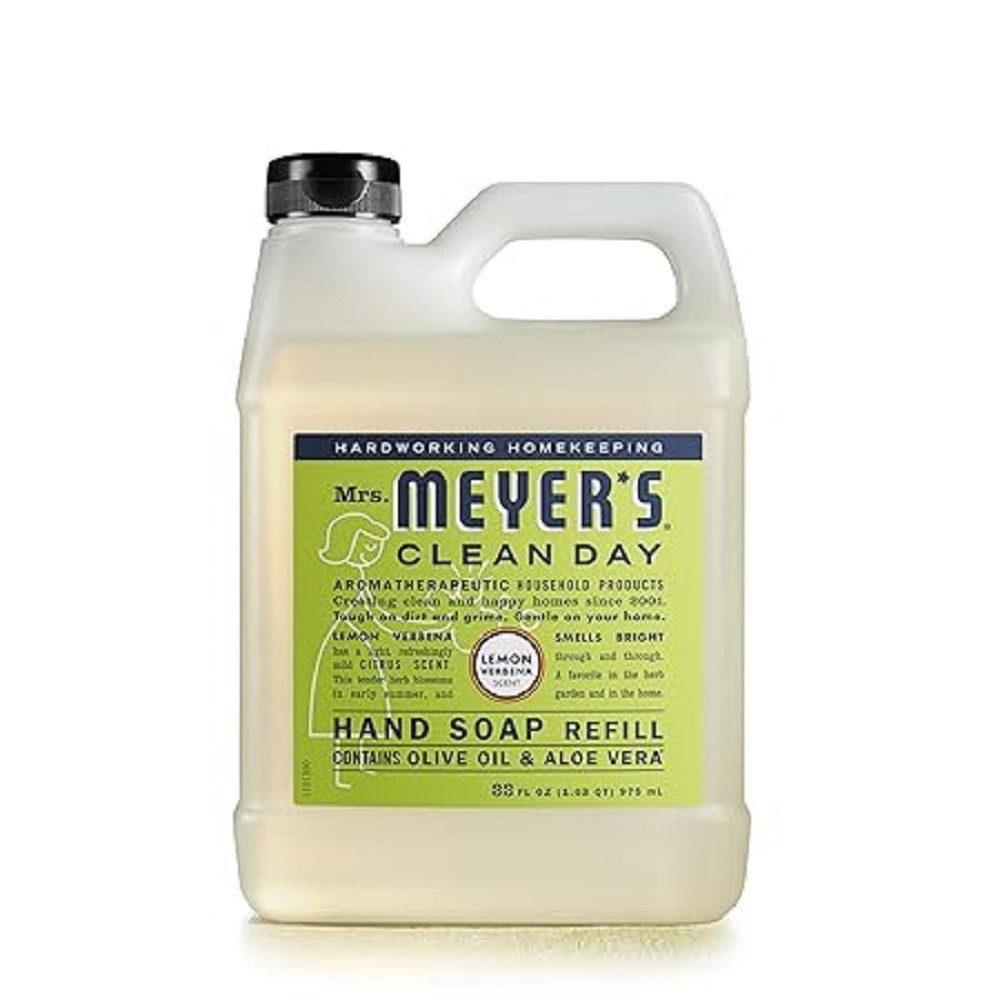 Mrs Meyers Biodegradable Lemon Verbena Hand Soap Refill 33oz