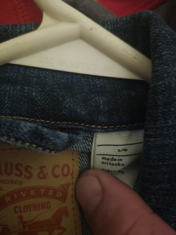 Levi’s Denim Jean Jacket Boy’s Medium Girl’s Large Blue