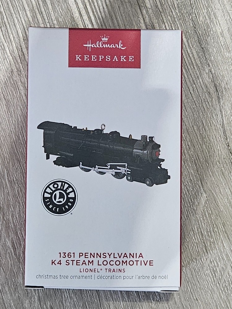 Lionel Locomotive Ornament 1361 Pennsylvania K4 Steam 28th Train Hallmark 2023