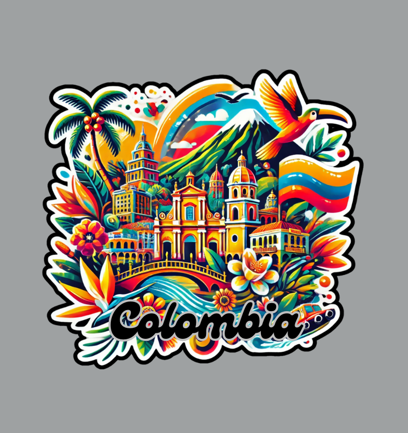 Colombia Souvenir Fridge Magnet Travel Gift