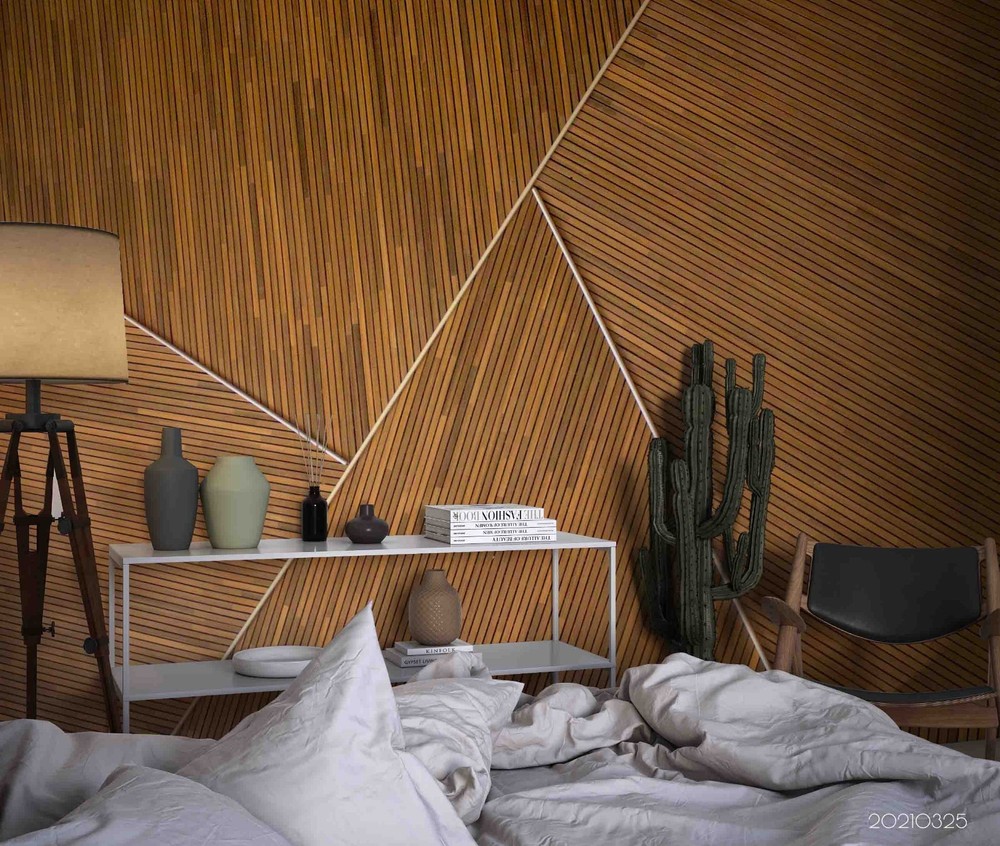 3D Brown Wooden Products Texture Wall Murals Wallpaper Murals Wall Sticker