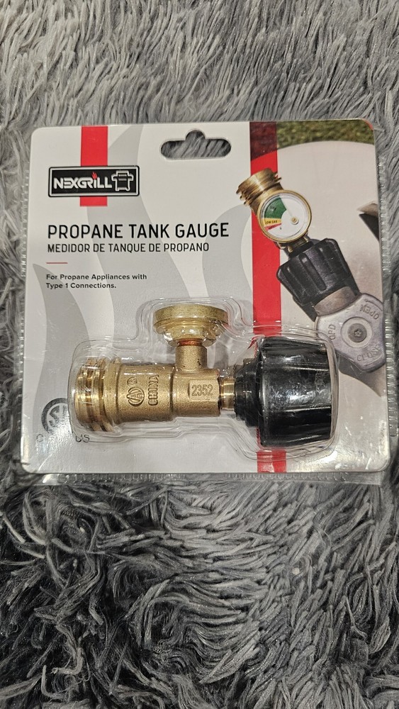 Accurate New Nexgrill Propane Tank Gauge with Type 1 Connector #530-0074