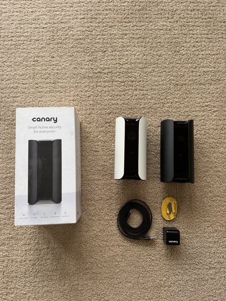 Canary Pro Smart Home Security Camera System, Two Cameras