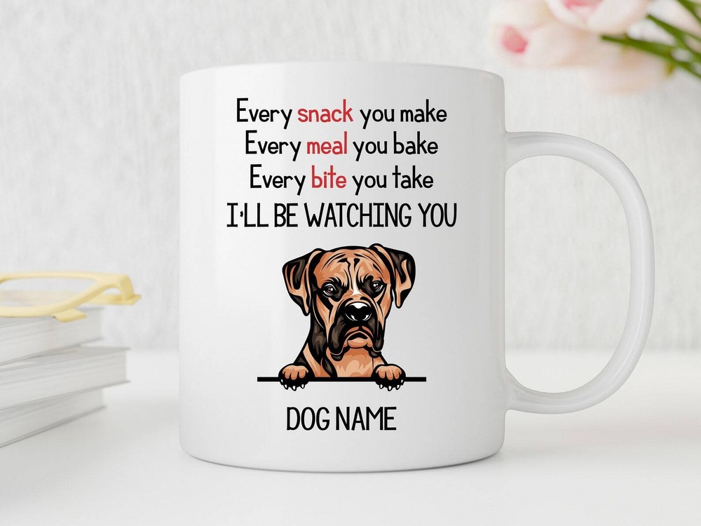 Funny Boxer Mug Gift for Boxer Lovers and Boxer Moms - Perfect Gift Idea  