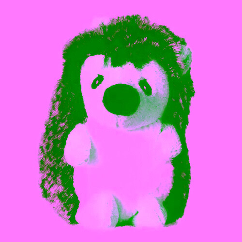 Tiny Tots Little Hedgie Dog Toy Multi Color  1 Count / 3.5 Inches