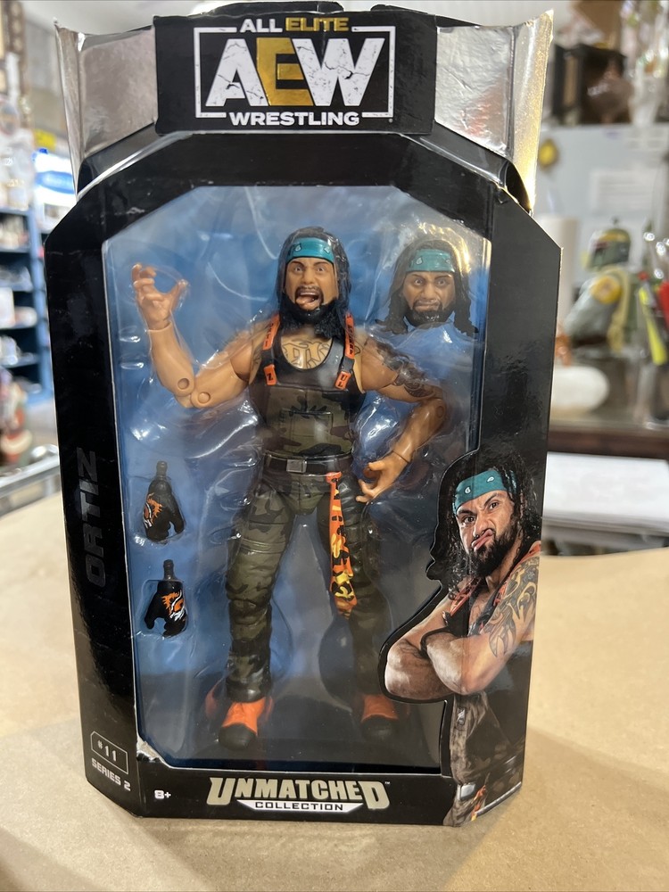 AEW Unmatched Series 2 ORTIZ All Elite Wrestling Action Figure #11 JAZWARES