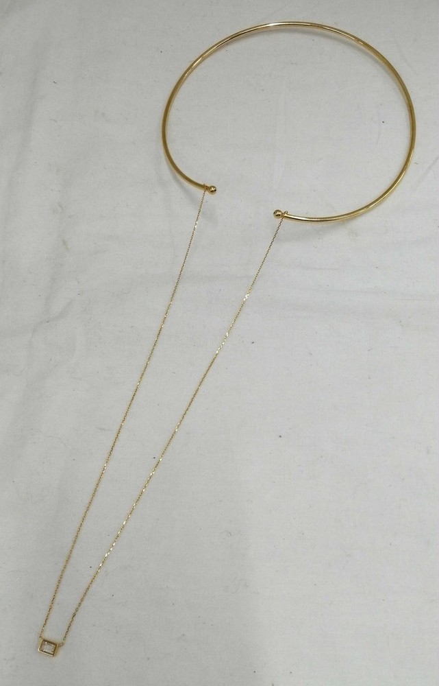 Y0716 4C Gold Silver Choker Necklace Jewelry Unisex New
