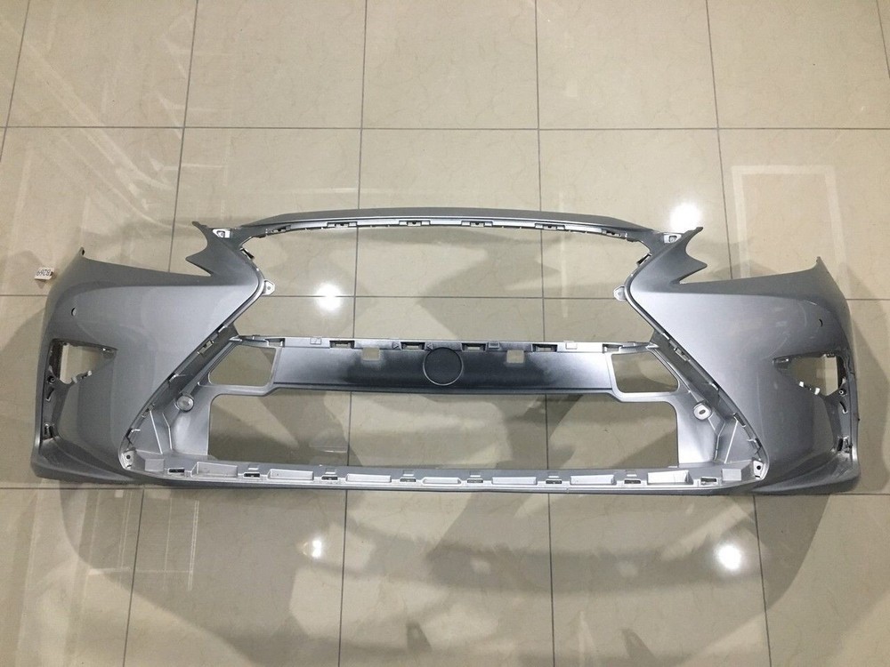 Front Bumper LOCAL Lexus ES350/ES300H Base w/o Sensors Silver 2016-2017 OEM