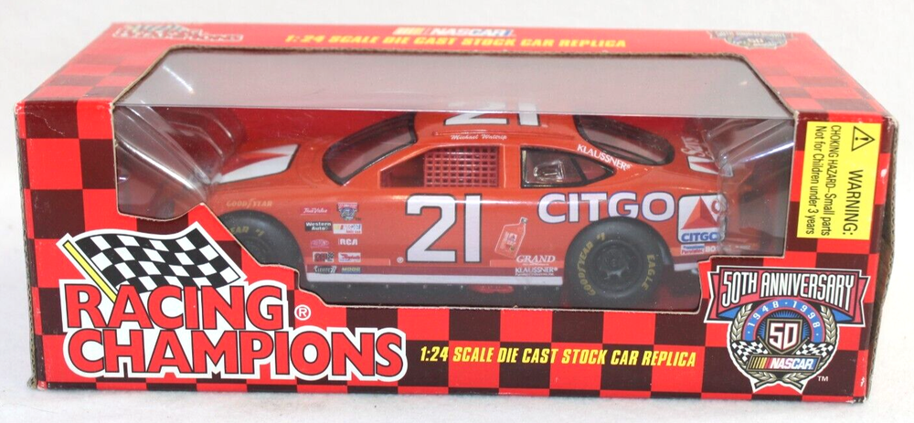 Michael Waltrip #21 NASCAR 1998 Racing Champions 1:24 50th Anniversary Stock Car