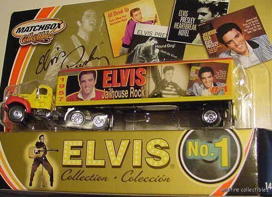 ELVIS PRESLEY JAIL HOUSE ROCK MATCHBOX MACK 50's TRUCK 1956  Mattel 1998 1:64