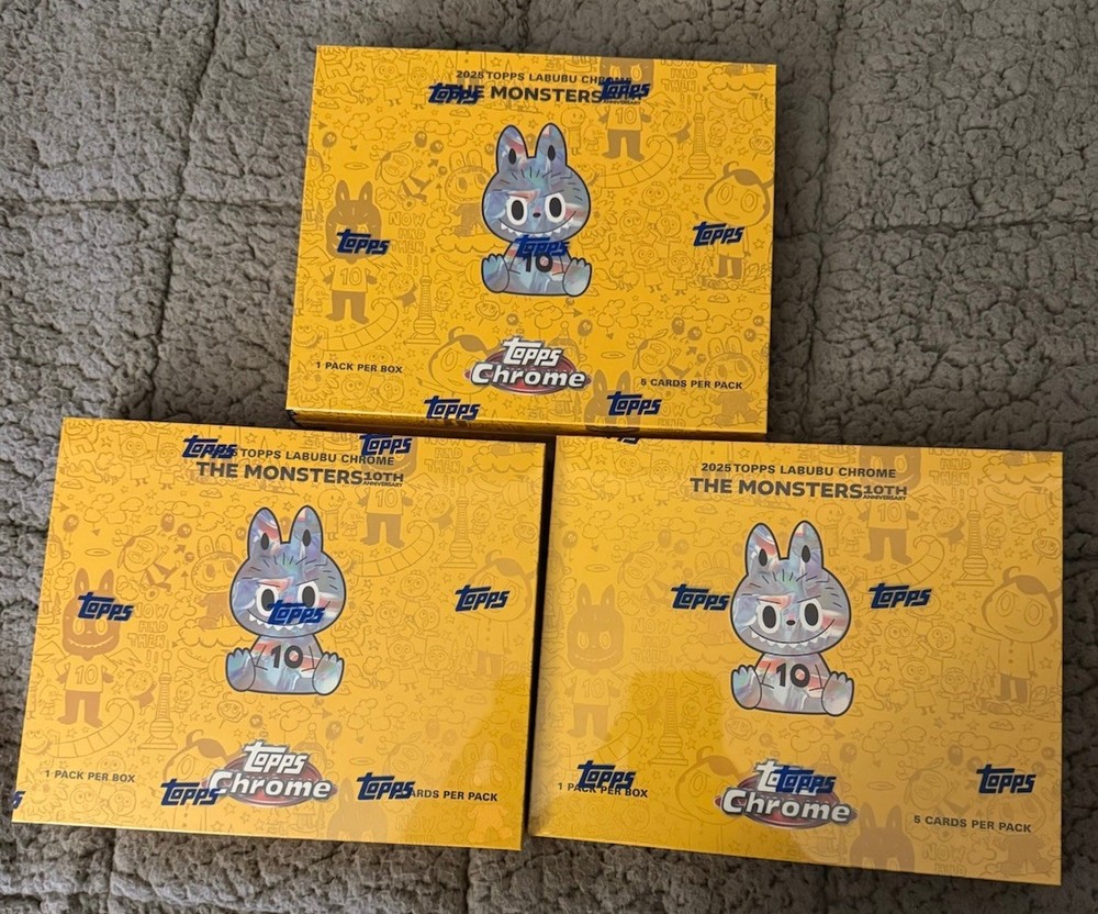 2025 Topps Chrome Labubu The Monster 10th Anniversary