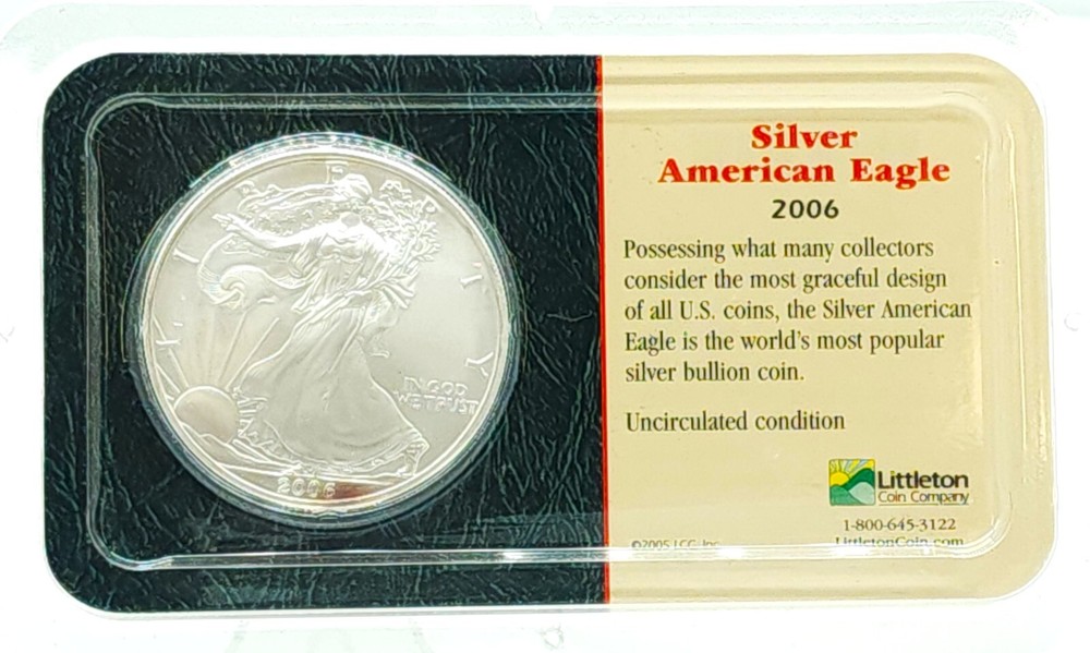 2007 American Silver Eagle in Littleton Pack